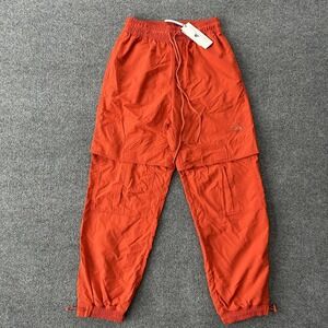 Adidas Stella McCartney Pants Womens Small Orange ASMC Woven TP Track Joggers